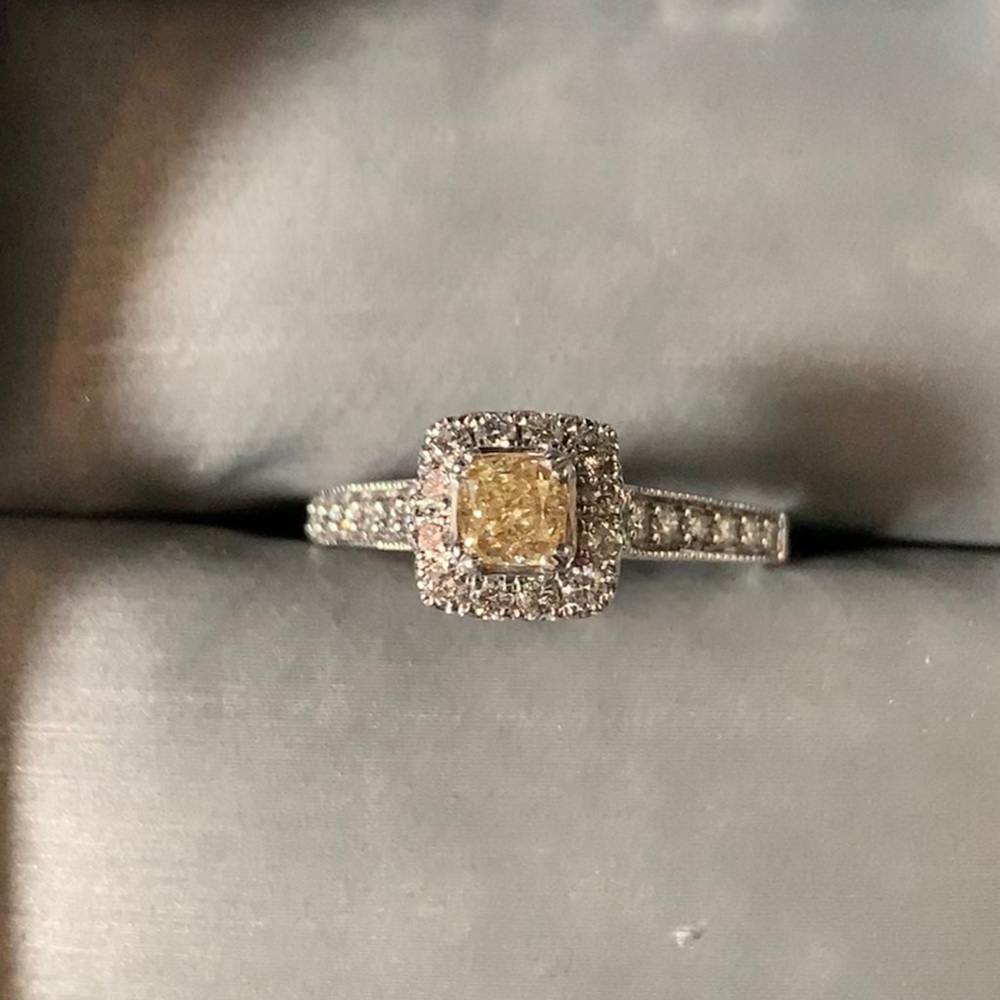 Valentine’s Day Special!!! Canary Diamond Ring